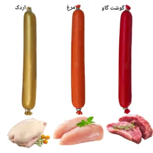 تشویقی سوسیس گربه و سگ با طعم مرغ